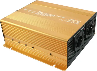 Produktbild von Spannungswandler 12V 230V Gold Reiner Sinus Wechselrichter : 1500 W