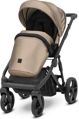 Image de Kunert Poussette Arizo 13 Cappucino Eco Cadre noir siege auto
