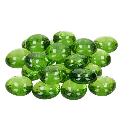 Produktbild von Glas-Nuggets maigrün, 18 - 20 mm 100 g