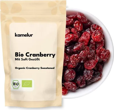 Image de Canneberges bio sucrées au jus 1 kg