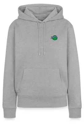 Produktbild von Spreadshirt TMNT Leonardo Stick Damen Premium Hoodie, XL, Grau meliert