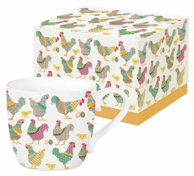 Obrázok produktu pre PPD Tasse "Galli e galline", darčeková krabička, hrnček, biela porcelánová keramika, objem 400 ml, kód: 165702950