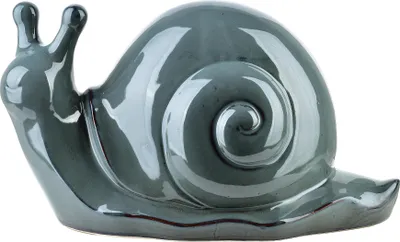 Zdjęcie produktu dla Mave Blue Figura Ślimak Ceramiczny 34,5X18X19,5 Cm Aw25