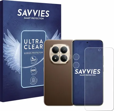 Produktbild von 18x Für Xiaomi Redmi Note 15 Pro Plus 5G (Display+Kamera) Schutzfolie Savvies Displayschutz Display Schutz Folie Klar Transparent