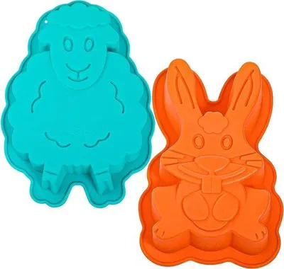 Produktbild von Famanu Backform Set - Silikonformen für Kuchen und Pudding, 2 Stück