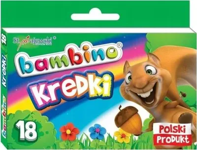 Produktbild von Bambino Wachsmalstifte Set, 18 Farben