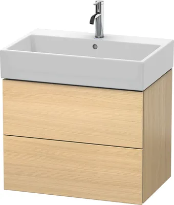 Produktbild von Waschtischunterbau L-CUBE 544x684x459mm mediterrane eiche mediterrane eiche