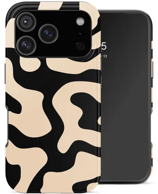 Productafbeelding van Selencia Vivid Backcover voor de Apple iPhone 18 Pro / 17 Pro - Art Wave Black
