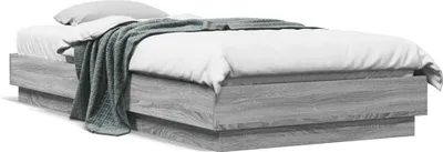 Produktbild von CLORIS Bettgestell Grau Sonoma 90x200 cm Holzwerkstoff 2024