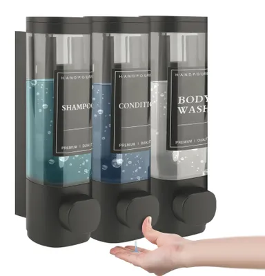 Immagine prodotto di Distributore di sapone liquido - Adatto per hotel e uso domestico - Grigio