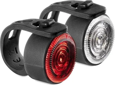 Zdjęcie produktu dla reer LightundGo Duo lampka do wózka zestaw 2 lampek do wózka reflektor kółko do biegania