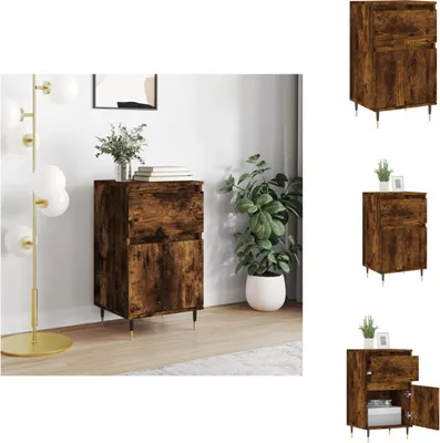 Produktbild von vidaXL Sideboard Räuchereiche 40x35x70 cm Holzwerkstoff -  Sideboards