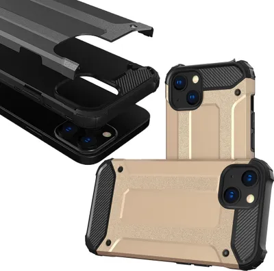 Produktbild von Hybrid Panzerung Gepanzerte Hülle Iphone 13 Gold