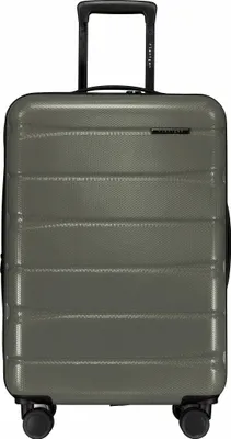 Produktbild von ABS-Reisekoffer 66 cm Grün, erweiterbar, mit 4 Rollen und TSA-Schloss