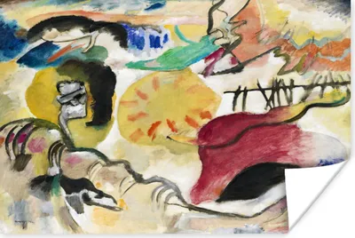 Produktbild von MuchoWow® Poster Improvisation 27 - Kandinsky 80x60 cm - Kunst für zu Hause