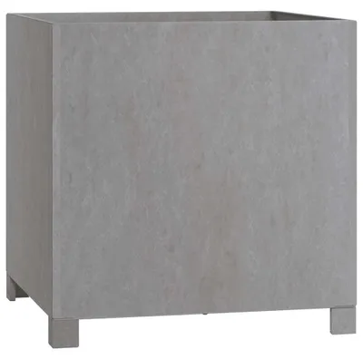 Imagen del producto de Jardinera con patas acero corten oxidado 50x50x50 cm