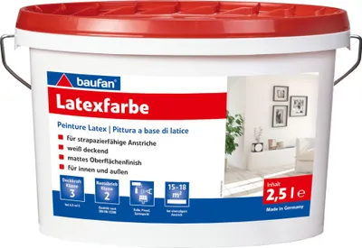 Produktbild von Baufan Latexfarbe 2,5 l 100226