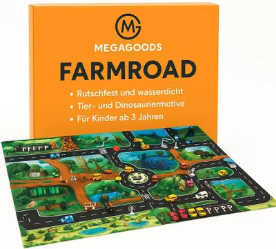 Produktbild von Kinder Spielmatte Bauernhof rutschfest wasserdicht 100x130 cm DE.