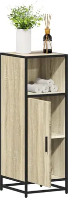 Produktbild von Maison Exclusive - Badezimmerschrank Sonoma-Eiche 35x37,5x100 cm Holzwerkstoff