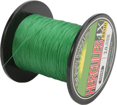 Immagine prodotto di Lenza in PE, 500 m, verde, resistente all'abrasione per la pesca alla carpa, acqua dolce/salata