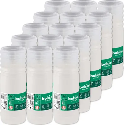 Obrázek produktu pro Vložky do parafínových svíček Bolsius RP5 113h 15 kusů