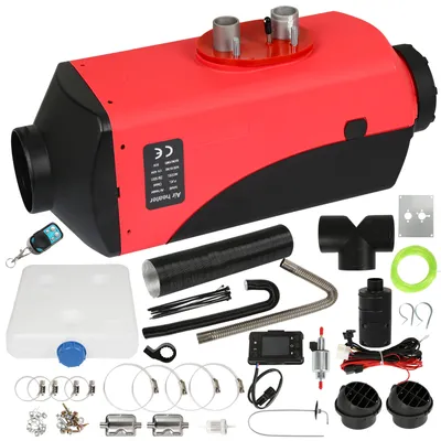Immagine prodotto di Bettizia 12V 8KW diesel parcheggio riscaldatore aria riscaldatore aria diesel riscaldatore LCD con silenziatore per auto camion camper bus con telecomando