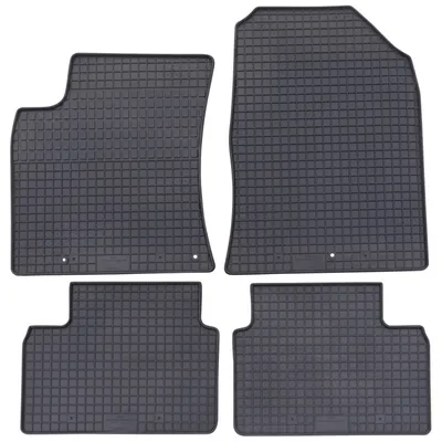 Produktbild von für Kia Cee'd ab 06/2018 / XCeed ab 2019 Passform PETEX Gummimatten 4-teilig schwarz Allwettermatten Gummifußmatten