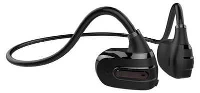 Obrázek produktu pro Muvit, bezdrátová sluchátka Bluetooth 5.2 AIRLIGHT s přenosem zvuku vzduchem, černá