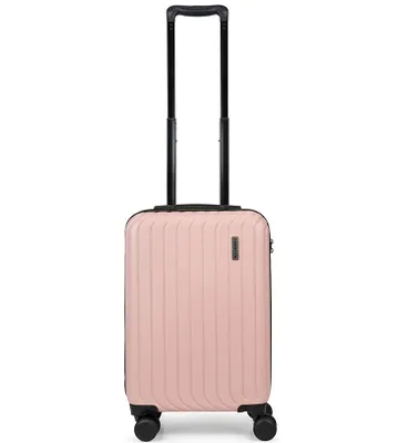 Zdjęcie produktu dla CarryOn 55 cm – twarda walizka podręczna z zamkiem – bagaż podręczny na kółkach 55 x 35 x 20 cm – lekki wózek – różowy