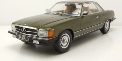Produktbild von KK Scale 180792 Mercedes 450 SLC C107 1973 dunkelgrün metallic 1:18