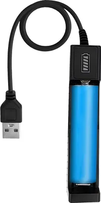 Immagine prodotto di Avizar, caricabatterie USB cilindrico da 2 A con indicatore di carica, nero
