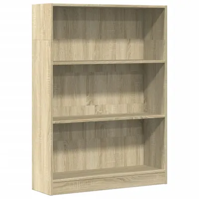 Immagine prodotto di Libreria in rovere Sonoma 80x24x109 cm materiale a base di legno