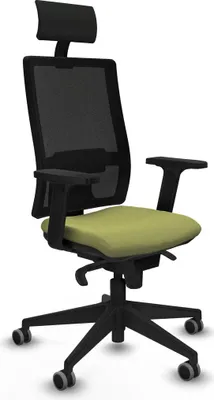 Obrázek produktu pro Kancelářská židle s opěrkou hlavy Piqueras y Crespo 2D066G1 zelená