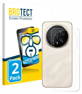 Produktbild von 2x Für Honor Magic 8 Pro (Rückseite) Schutzfolie BROTECT Displayschutz Display Schutz Folie Klar Transparent