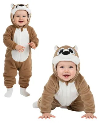 Zdjęcie produktu dla Piżama Onesie Kostium Przebranie Śpiochy Brązowy Miś Niemowlę