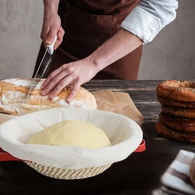 Produktbild von Sauerteig-Brotkorb – 25,9 cm großer Gärkorb aus Baumwollseil