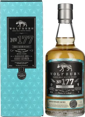Produktbild von Wolfburn N°177 Single Malt Scotch Whisky Small Batch Release 46% Vol. 0,7l in Geschenkbox