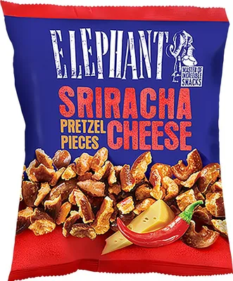 Produktbild von Elephant Pretzel Pieces Sriracha Cheese 125g