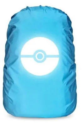 Immagine prodotto di Copertura impermeabile per zaino, blu, per zaino scolastico, con elastico, riflettente