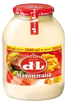 Image de Mayonnaise à l'œuf Devos & Lemmens 2000g – Mayonnaise classique et crémeuse