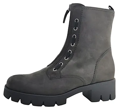 Imagen del producto de Botas tipo botín de la marca Gabor, con cremallera, color gris, para uso casual