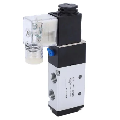 Image de Électrovanne, commutateur pneumatique, 2 positions, 5 voies, pour machines et installations, 110 V CA