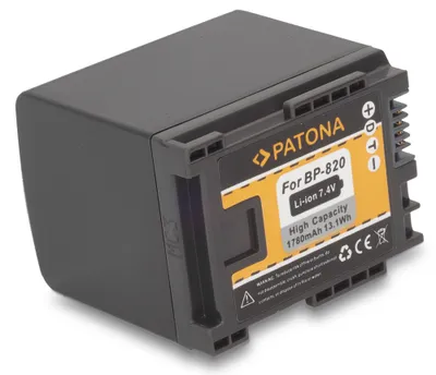 Produktbild von PATONA 1194, Canon, 1780 mAh, 7,4 V, Lithium-Ion (Li-Ion)