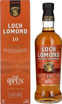 Produktbild von Loch Lomond 10 Years Old THE OPEN 150th St. Andrews Limited Edition 40% Vol. 0,7l in Geschenkbox