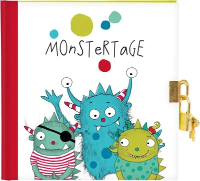 Produktbild von Goldbuch Tagebuch Monster 16x16 cm