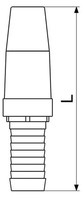 Produktbild von Schlösser Armaturen GARTENSPRITZE M.SCHLAUCHTUELLE DN20, 3/4", MESSING
