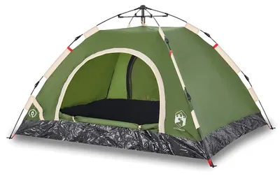 Produktbild von vidaXL Campingzelt 4 Personen Grün Quick Release