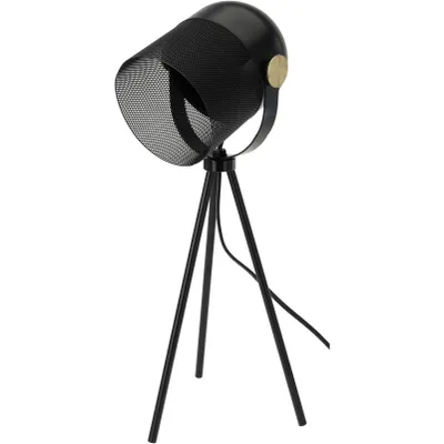 Obrázek produktu pro Kovová stolní lampa LOFT, černá, 52 cm