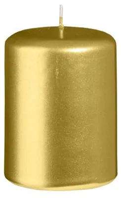 Produktbild von Stumpenkerzen Italiengold 80 x Ø 60 mm, 12 Stück