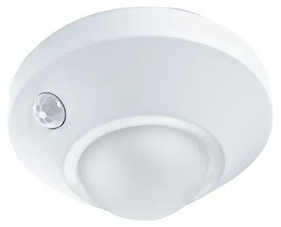 Obrázok produktu pre OSRAM NIGHTLUX Stropné stropné svietidlo, biele, snímač pohybu, IP20, napájané batériami, 4000 K studená biela, ideálne pre chodby, schody a interiéry